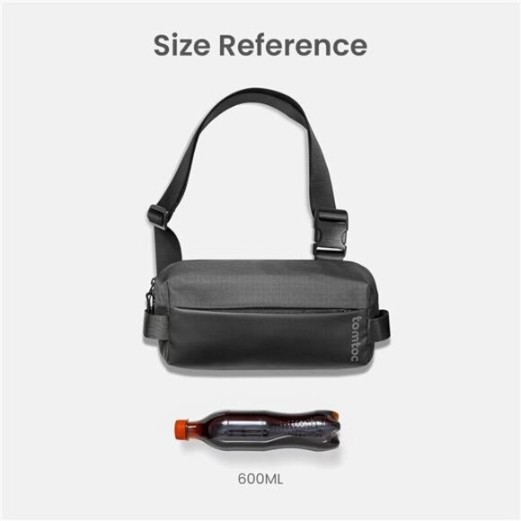Compact EDC Sling Bag, Minimalist Chest Shoulder Backpack Crossbody Sling Bag - Picture 5 of 7